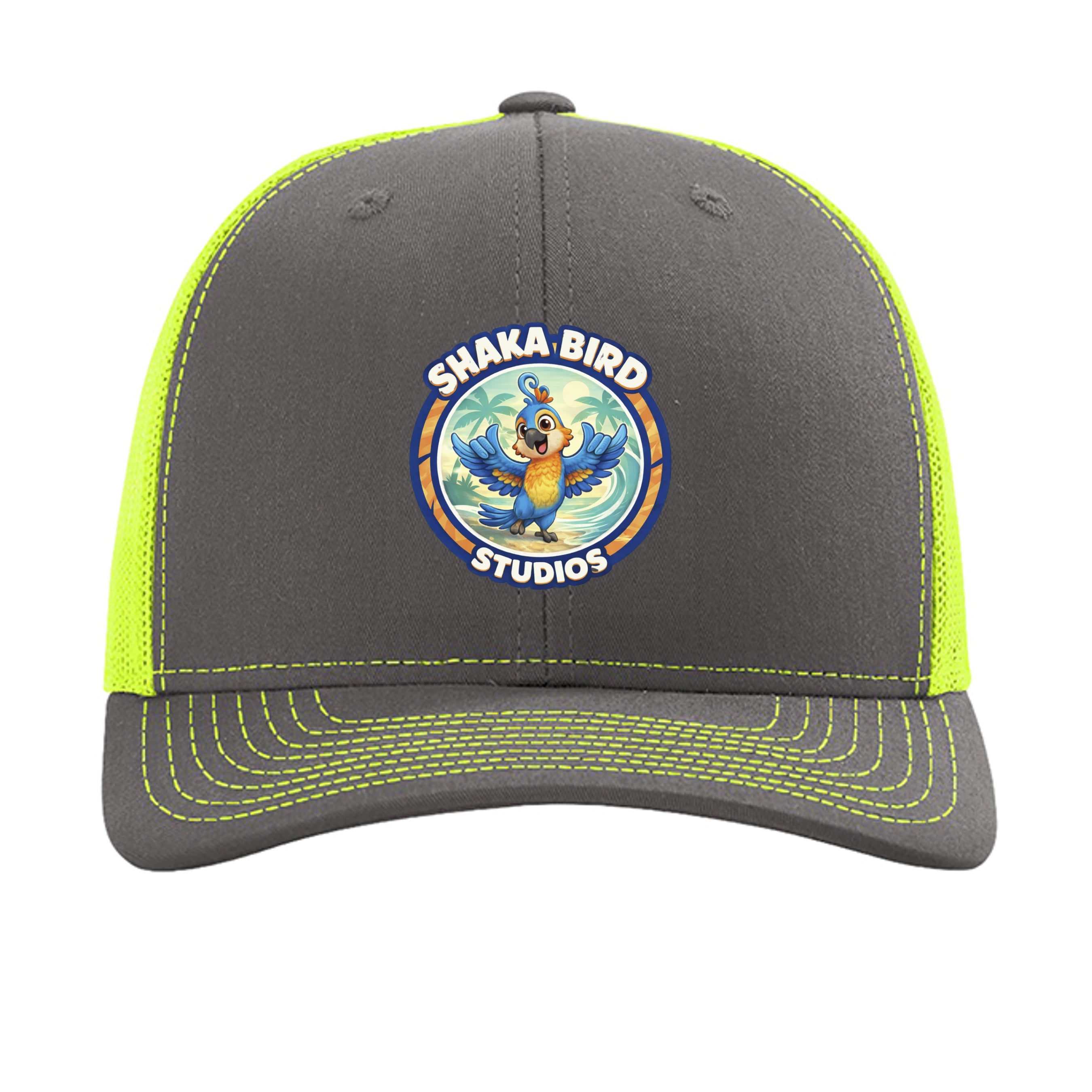 Charcoal/ Neon Yellow - 112 - FRONT