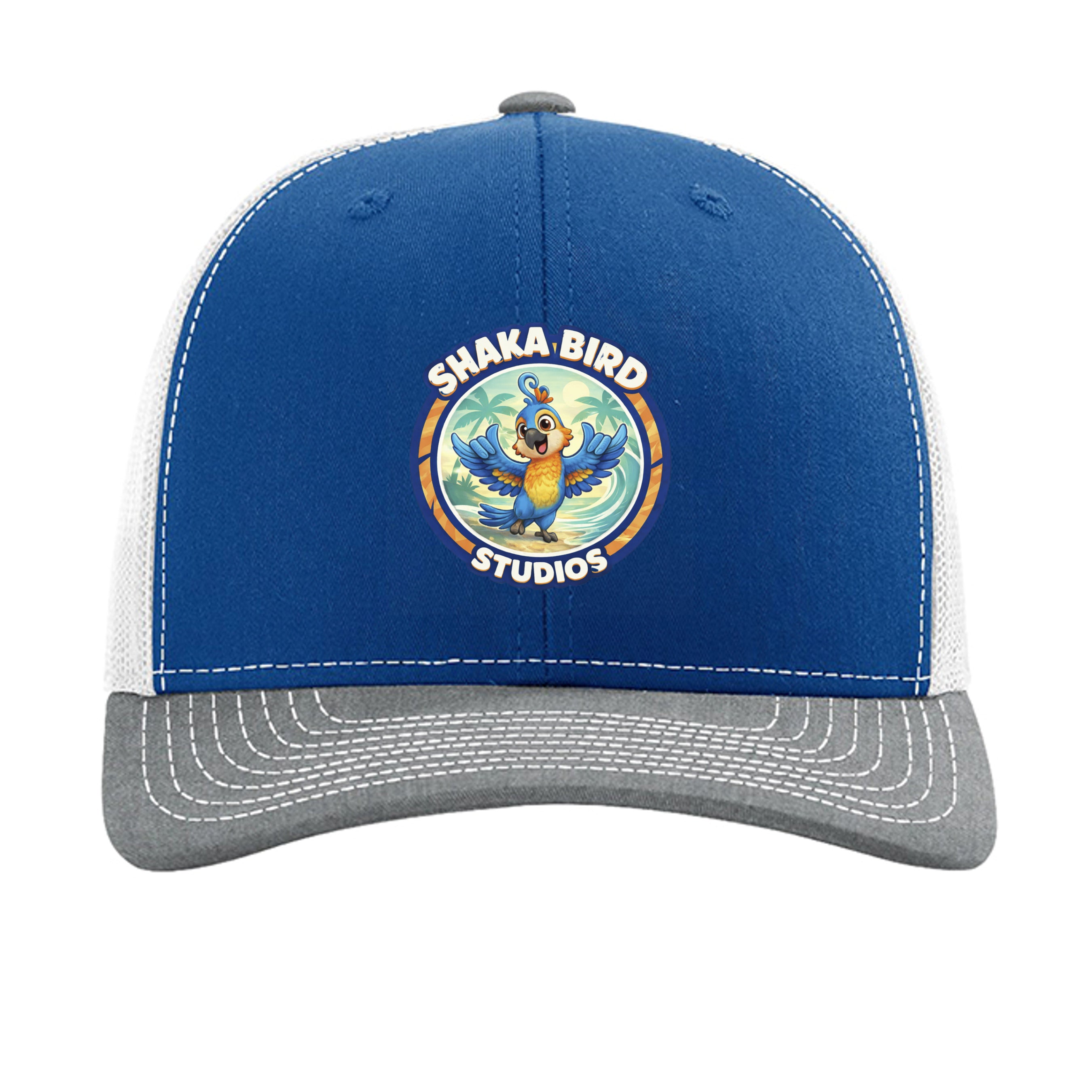 Royal/ White/ Heather Grey - 112 - FRONT